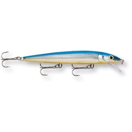 Rapala Husky Jerk, 4 34 716 Oz, Silver Blue, Suspending HJ12SB
